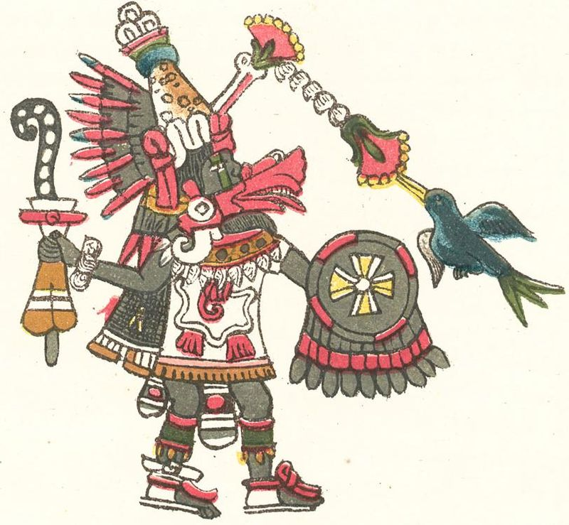 Антропоморфное изображение Кецалькоатля